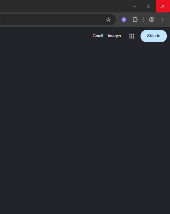 TabEye docked in Chrome's side panel next to a watched page.